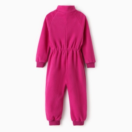 The overalls collar-hard, the color is purple, height 98-104 cm-4