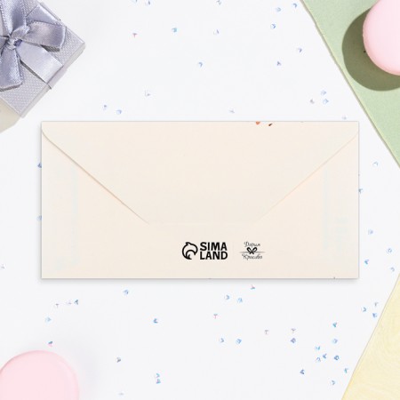 Money envelope "You`re Beautiful, it`s true" Flowers, 16x8 cm-2
