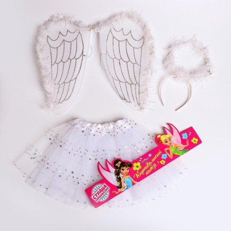 Carnival set "Angel", skirt, wings, rim-3