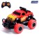Radio -controlled jeep "graffiti", works on batteries, the color of red