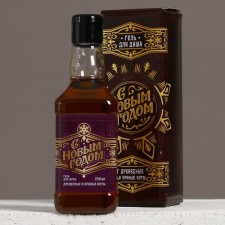 Soul gel whiskey pure happiness “Happy New Year!”, 250 ml, wood aroma with spicy notes