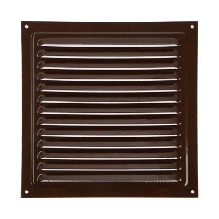 Ventilation grate Zein Lux RM2525KR, 250 x 250 mm, with a grid, metal, brown-3