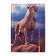 Diary Lowed on a stitch, A5, 80 sheets, cardboard 7BC, glossy lamination "Cheetah"