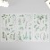 Stickers Plastic "Eucalypt" set of 6 sheets 10x18 cm