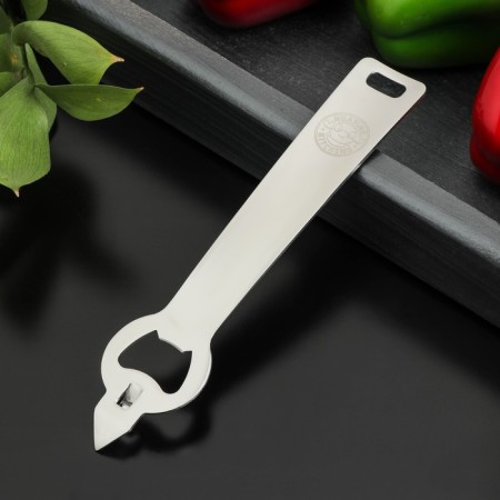 Knife of canine shade zero, stainless steel, silver color-1