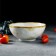 Porcelain shares of Organic Gold, 320 ml, D = 12.5 cm, white color