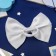 Hair elastic band Bant "Schoolgirl" lace, 7x10 cm, white