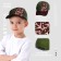 Children's cap for the boy Military, the color is green, Rr. 54