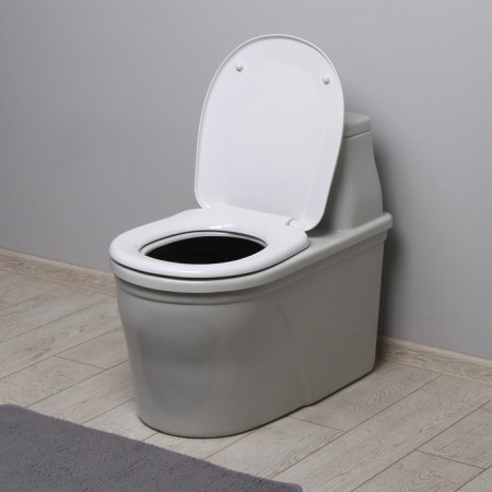 Torpyannaya dry closet, 40 liters, with a bucket, peat, ventilation and drainage, "compact elite d"