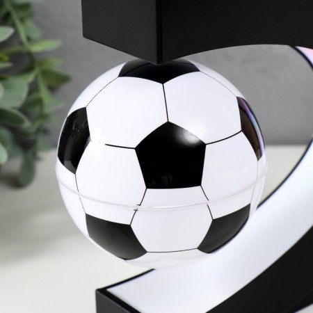 Levitative souvenir Light "Football" black ball d = 8.5 cm 17.5x8.5x17.5 cm-4