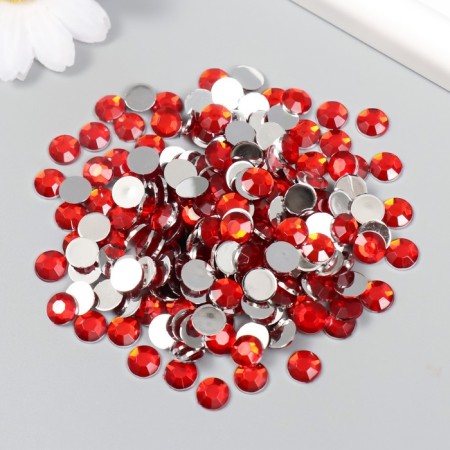 Decor for creativity plastic "Rhinas. Red" set 300 pcs d = 0.8 cm-2