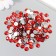 Decor for creativity plastic "Rhinas. Red" set 300 pcs d = 0.8 cm