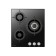 The hob Lex GVG 430 BL, gas, 3 burners, black