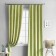 Set of curtains "Tina", size 2x145x270 cm, green color