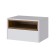 Tumbling bedside dream, white/gold craft