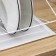 Dishes for dishes with a pallet 38 × 24 × 37 cm, white color