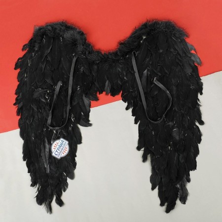 Angel wings, 60 × 57 cm, black color-3