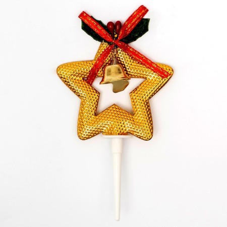 Decoration for the cake "Golden Star"-1