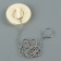Bath plug D = 4 cm, 4.5 cm at the top, chain 55 cm, color mix