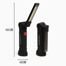 Battery working lamp, 5 W, 1200 mAh, Cob, LED, 3 modes, 14.5 x 4.8 cm