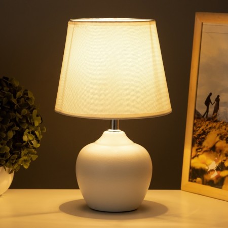 Table lamp "Mait" 1x40W E14 white 19.5x19.5x33.5cm-1