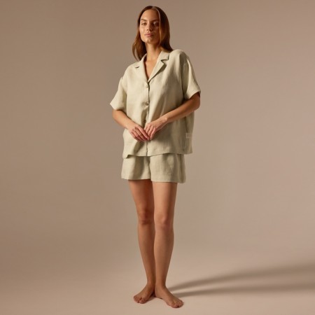 Female suit (shirt and shorts) SL Home p. M, light green-5