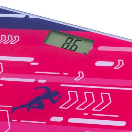 Floor Libra Maunfeld MBS-153G02, electronic, up to 150 kg, 1xCR2032 (in the set), red-2