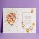 Postcard "Happy Birthday", golden balls, embossing, 12 × 18 cm