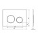 VeConi Round Design VFRD-BLG control button, plastic, mechanical, matte, black