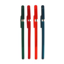 Ballic handle, 0.5 mm, blue rod, case with a transparent holder, mix