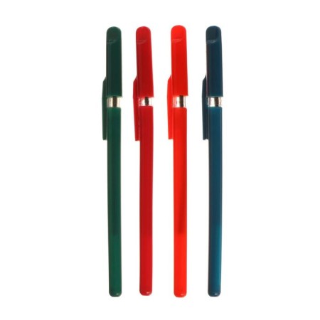 Ballic handle, 0.5 mm, blue rod, case with a transparent holder, mix