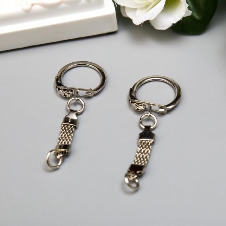 The basis for the armor of the carbine metal with a flat chain silver 5.8x2.2 cm-1