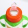 A bottle of feeding "Orange juice", classic throat, 250 ml., 0 months, cylinder, with handles