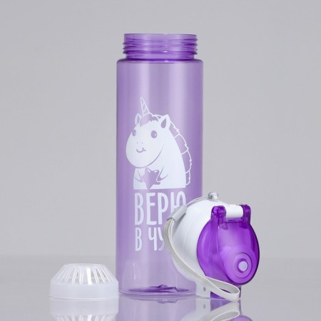 Water bottle “I believe in a miracle”, 600 ml-2