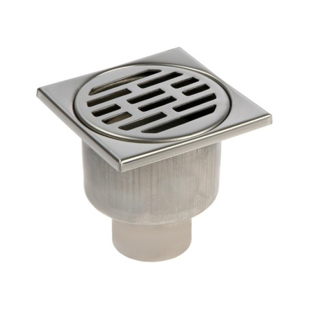 Zein English, 100x100 mm, vertical, d = 50 mm, direct release, stainless steel-3