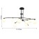 Equilibrium hanging chandelier 1400 mm, G9LED 45W
