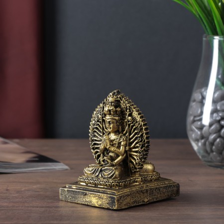 NECSK Polystone Shiva bronze 10x7.5x8.2 cm-2