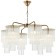 Suspended chandelier Imposio 6xe14 40w, size 80x80x61-150 cm, bronze color