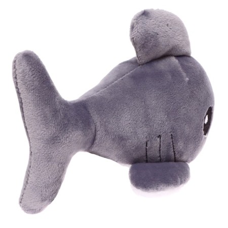 Soft toy "Shark", gray color, 15 cm-2