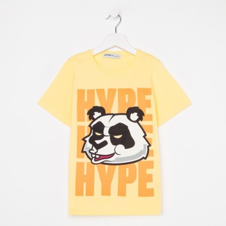 T-shirt for the boy KAFTAN "HYPE", height 164-170, yellow color-3
