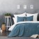 The Liberty set: a cover of 160 x 220 cm, pillowcases 40 x 40 cm - 2 pcs, blue
