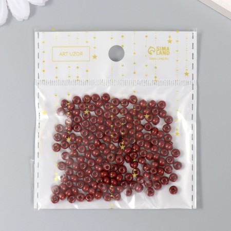 Glass beads 6/0 "Brazilin" 15 grams-2