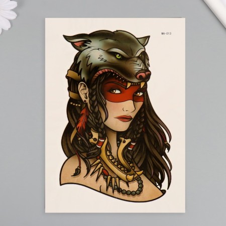 Tattoo on the body color "recognized" 26.1x14.6 cm-1