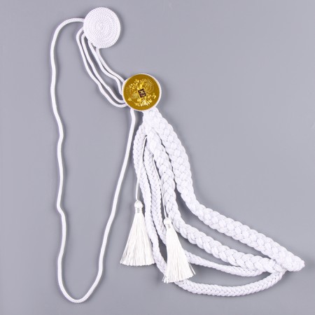 Carnival set "For Victory Parade": Axelbant and badge, white-6