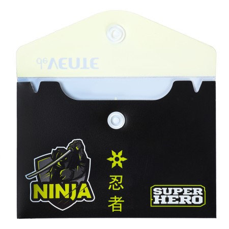 A7 button folder-convert, design 105 x 74mm, 180MKM, Devente Superhero, mix, stamping foil, 3071235-3