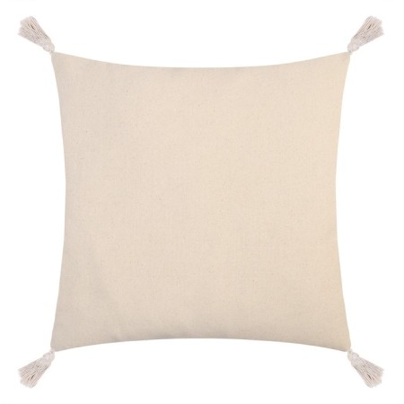 Decorative pillowcase "Ethel" BOHO, 45x45 cm, milk color, 100% cotton-2
