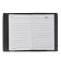 Note book A7, 26 sheets in the ruler, PVC cover, black