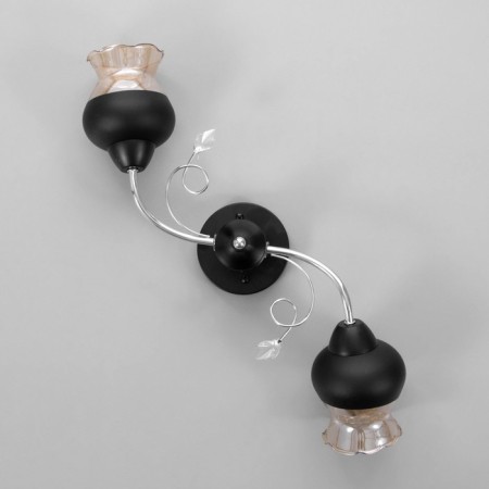 Avtal chandelier 2he27 40W black-chromium 53x20x23 cm Bayerlux-3