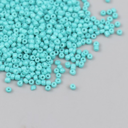 Glass beads 12/0 "turquoise" bright 450 g