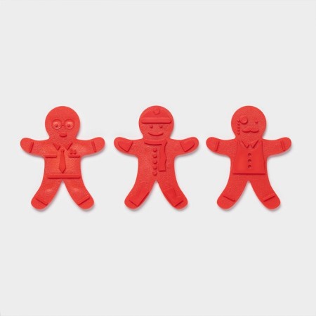 Form for cookies with 3 seals of bilateral and press “Gingerbread man”, 13 × 11 × 3.5 cm, color mix-5